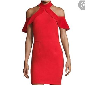 Alice + Olivia Ebony Cold Shoulder Dress